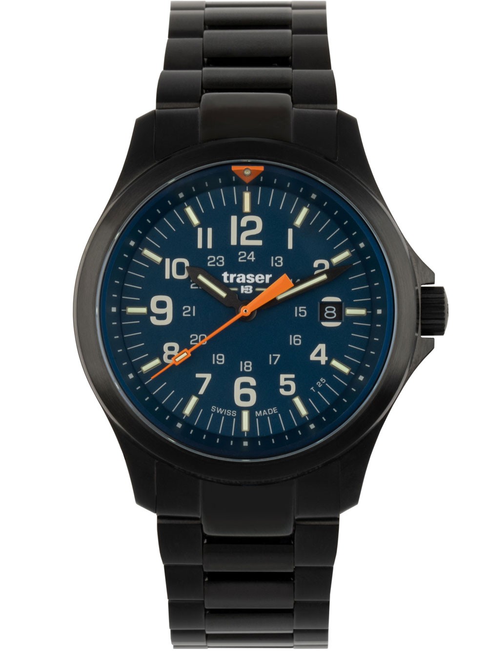 orologio uomo Traser H3 111070 Mens Watch P67 Officer Pro Blue 42mm 10ATM