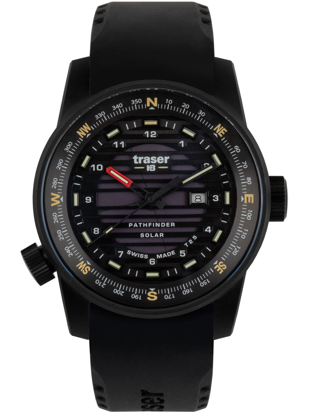 orologio uomo Traser H3 111401 Mens Watch P68 Pathfinder Solar 46mm 10ATM
