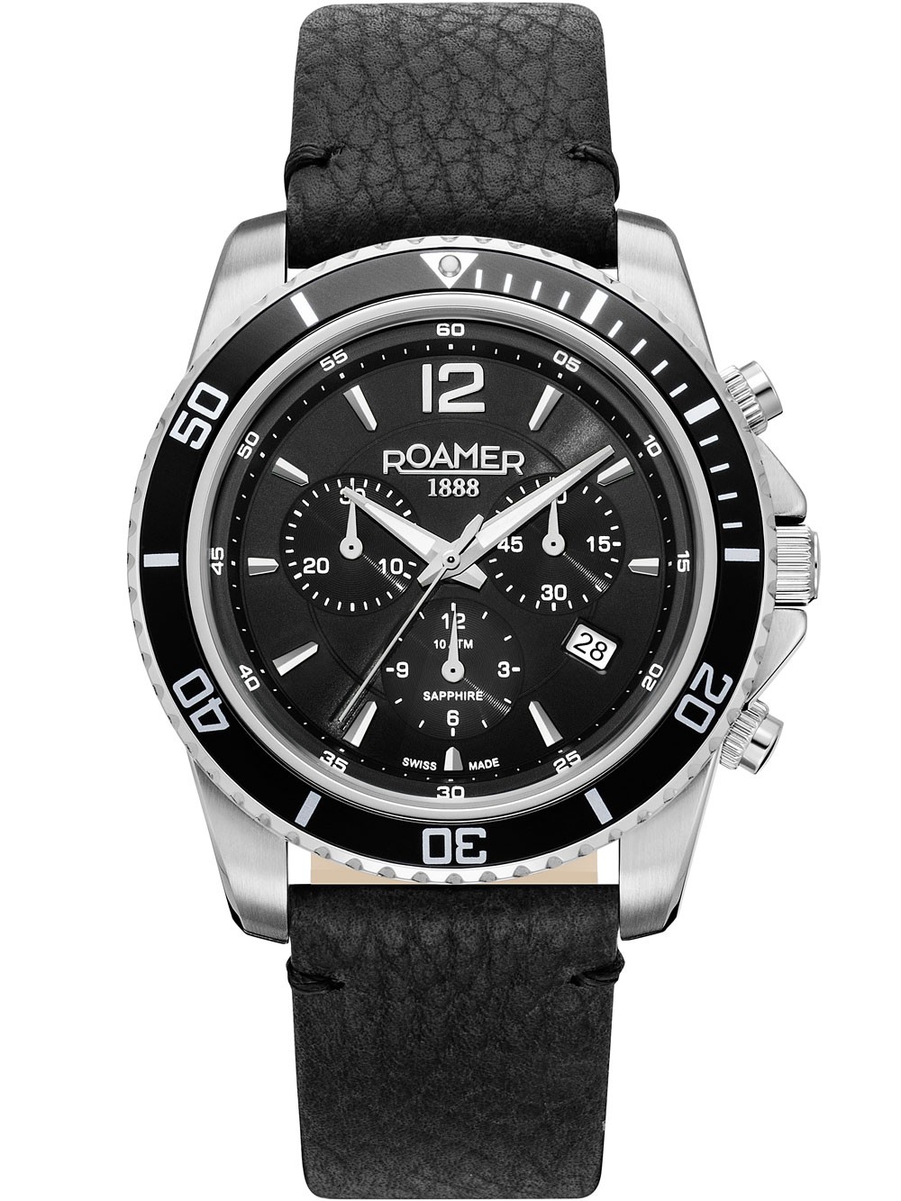 orologio uomo Roamer 862837 41 55 02 Mens Watch Nautic Chrono 100 Chronograph 43mm 10ATM