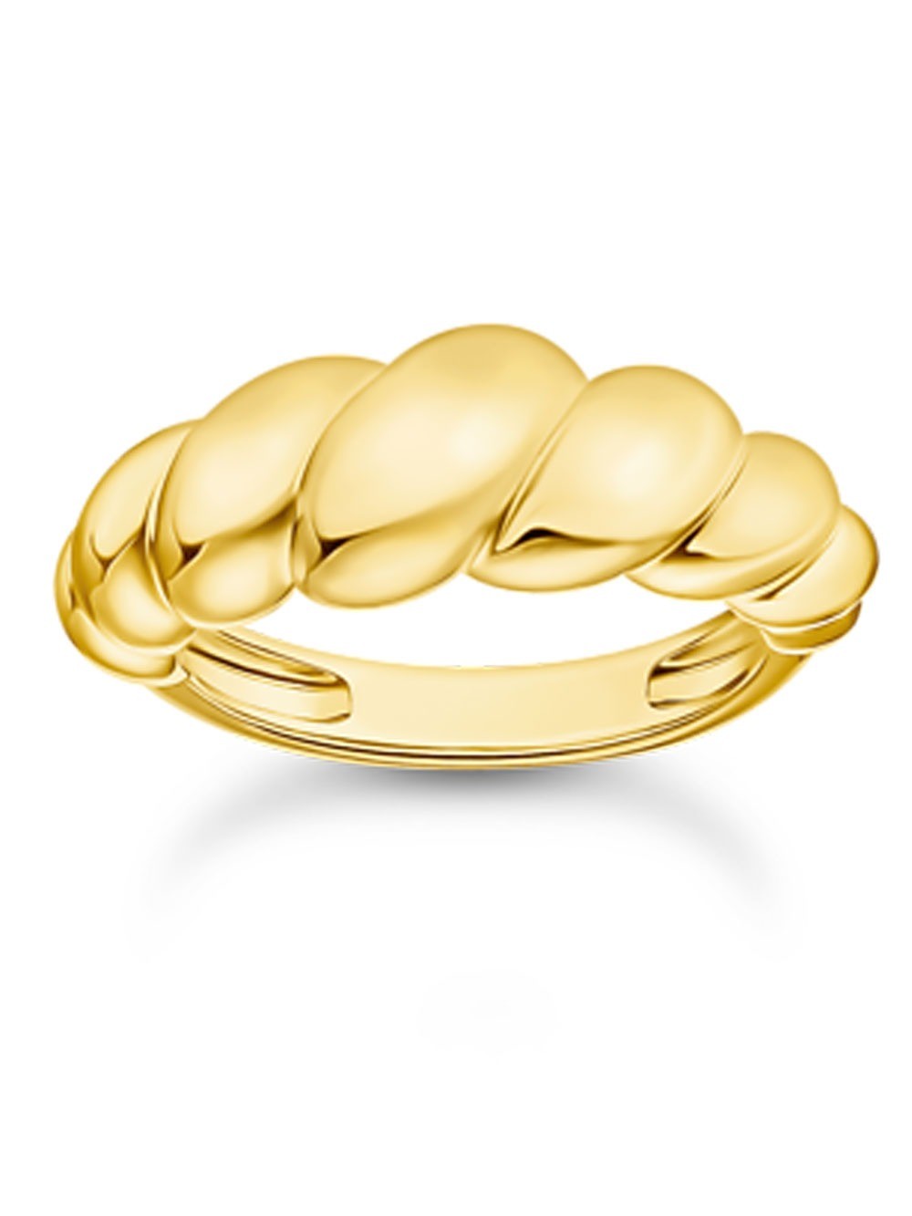 anello donna Thomas Sabo TR2494-413-39-56 ring - organic forms gold plated Ladies