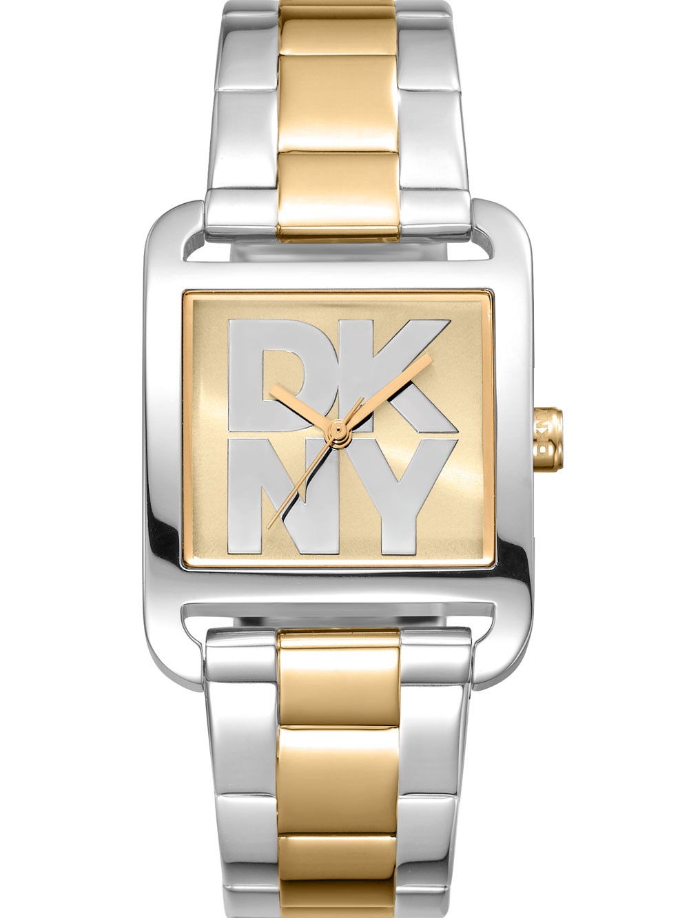 orologio donna DKNY DK1L001M0075 Ladies Watch City Maxi Two Tone Silver 37mm 3ATM