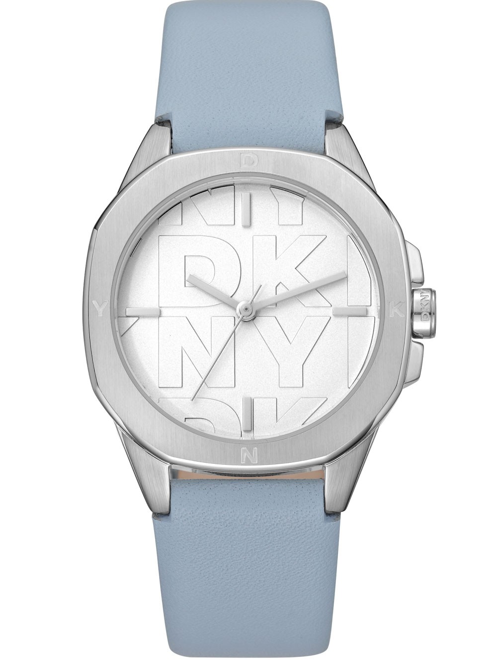 orologio donna DKNY DK1L012L0015 Ladies Watch Booklyn Midi Light Blue 34MM 5ATM
