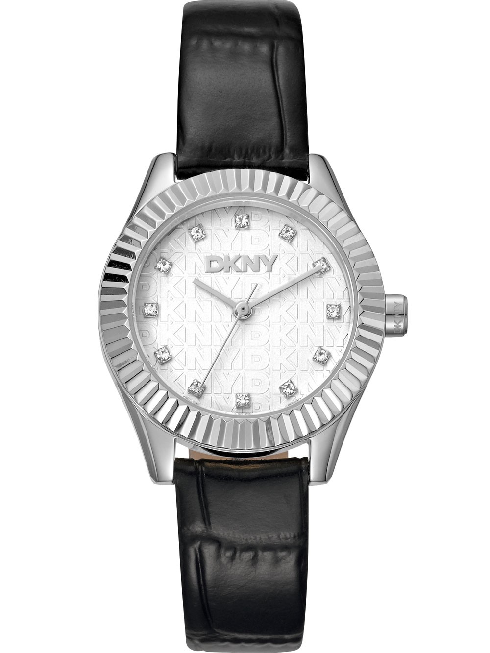 orologio donna DKNY DK1L017L0015 Ladies Watch Chambers Glitz Black 30mm 5ATM