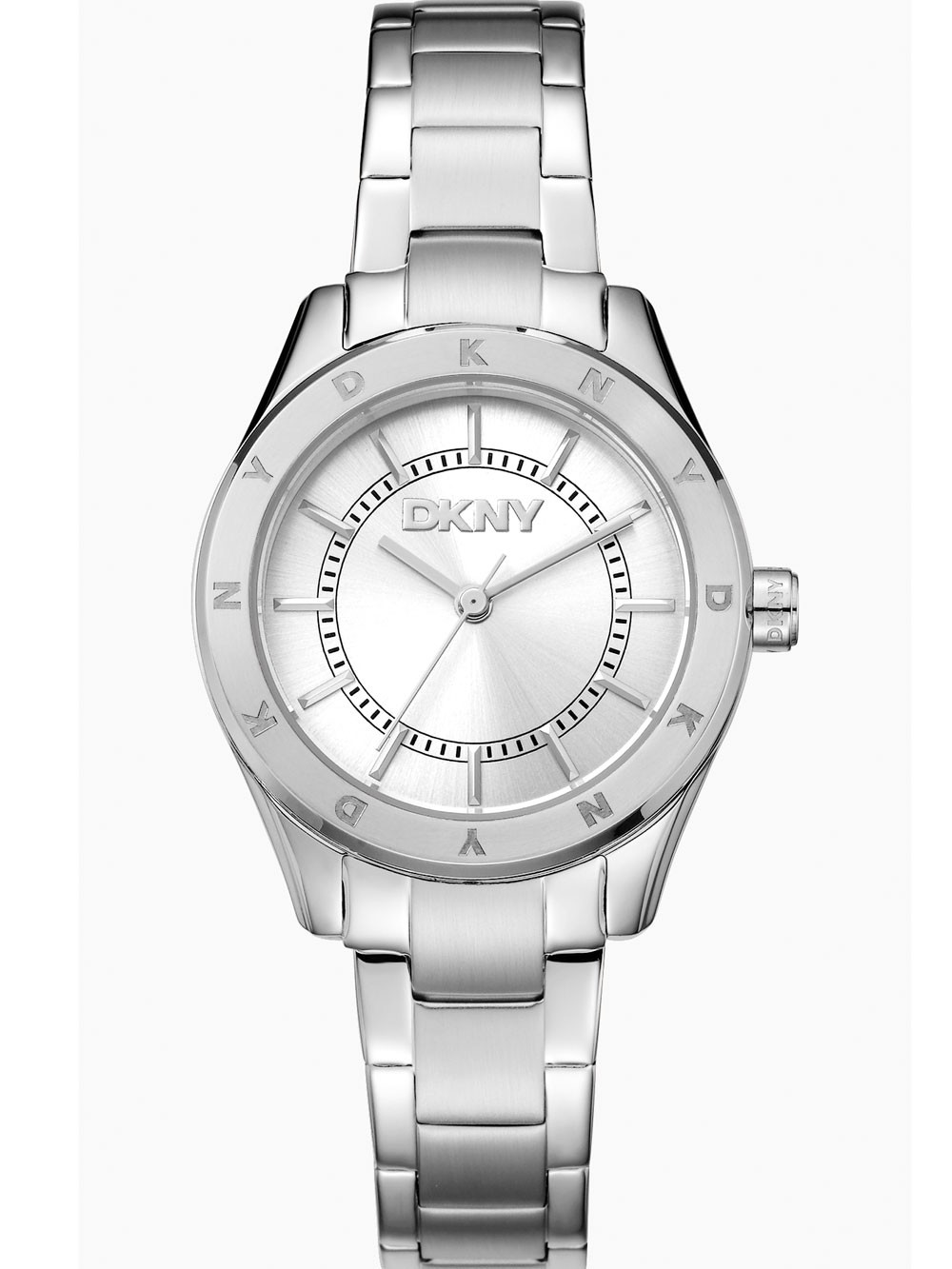 orologio donna DKNY DK1L018M0015 Ladies Watch Chambers Sport Silver 30mm 5ATM