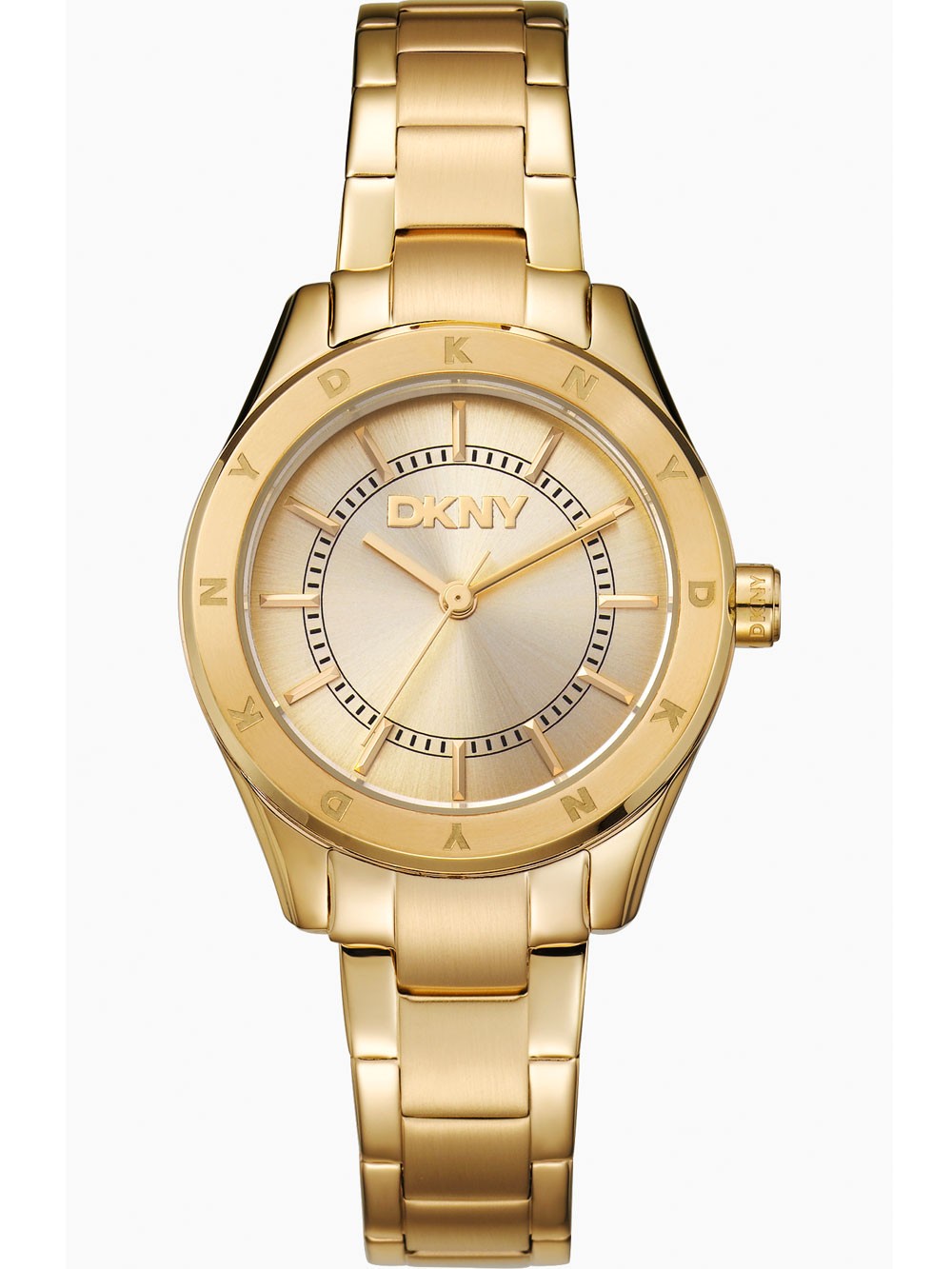 orologio donna DKNY DK1L018M0035 Ladies Watch Chambers Sport Gold 30mm 5ATM