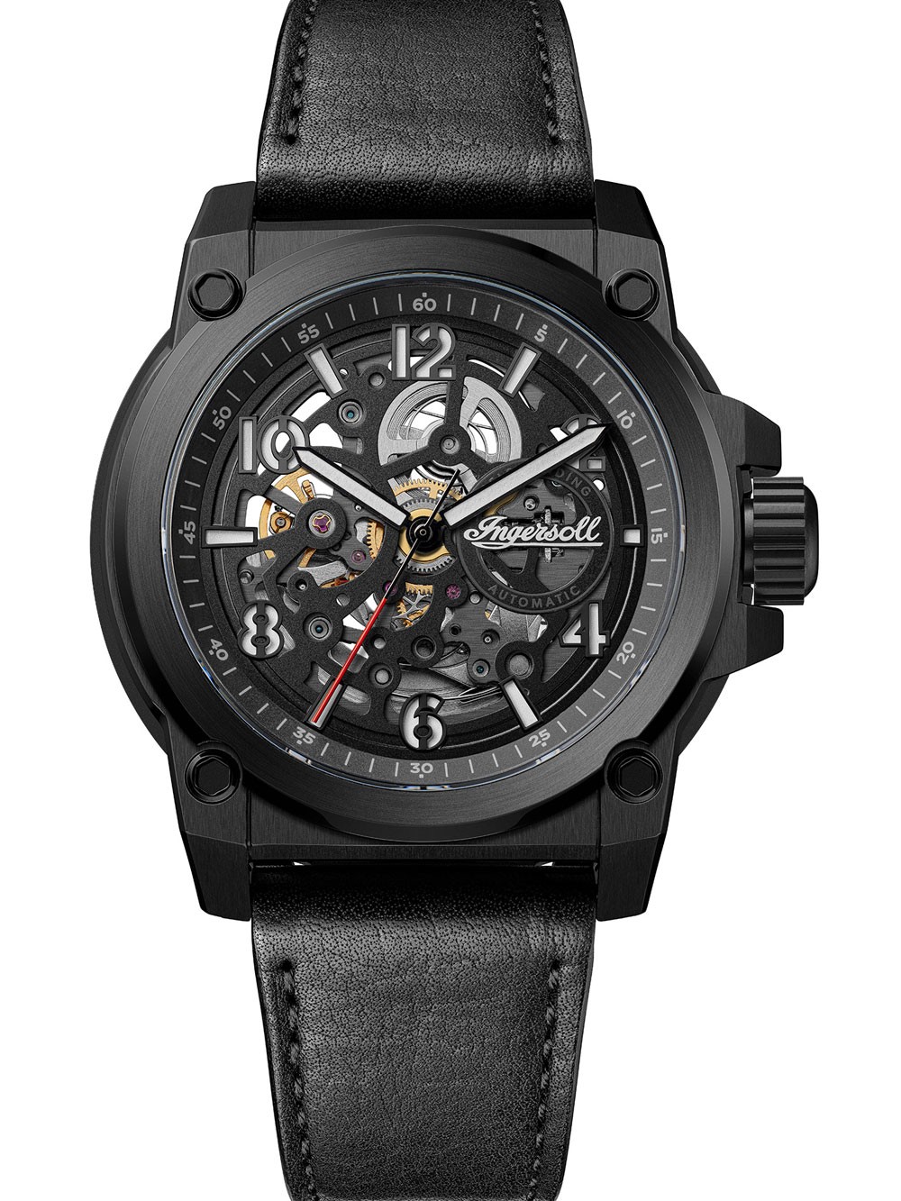 orologio uomo Ingersoll I16602 Mens Watch Ingersoll Anvil Automatic 46mm 5ATM