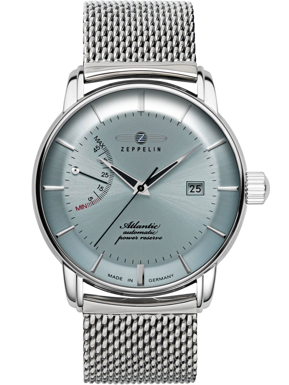 orologio uomo Zeppelin 8462M-6 Mens Watch Atlantic Automatic 42mm 5ATM