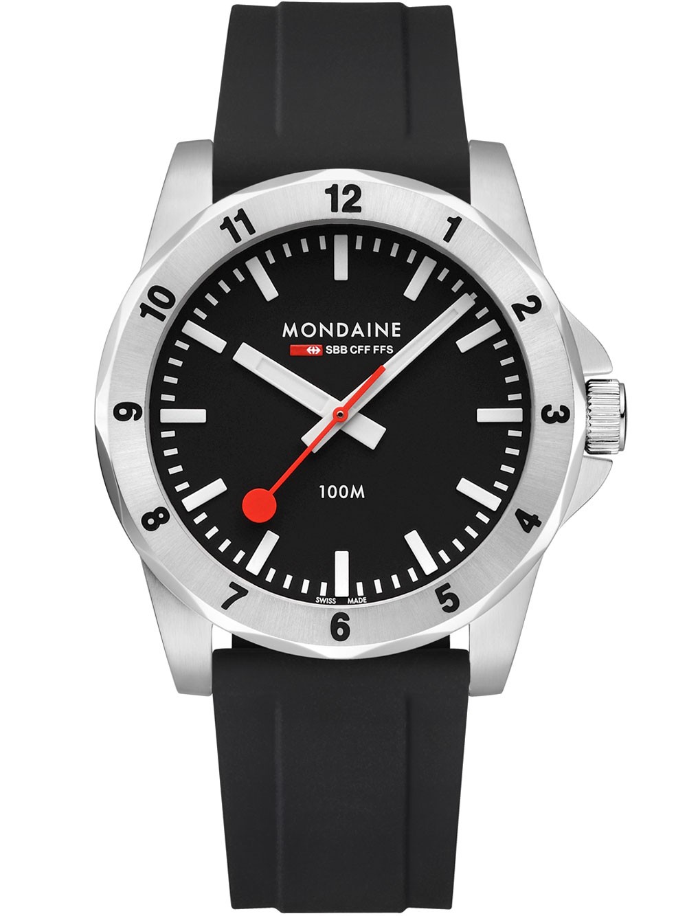 orologio uomo Mondaine MSN.42120.RB Mens Watch Numeri 42mm 10ATM