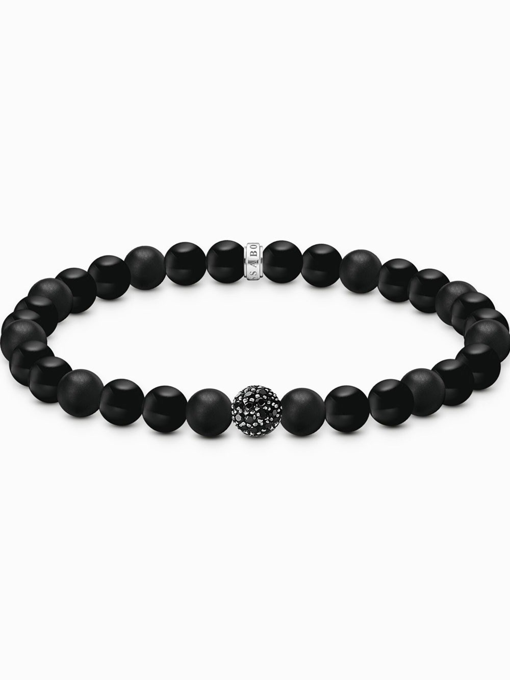 bracciale donna Thomas Sabo A2194-705-11-L21 Unisex Bracelet Obsidian black