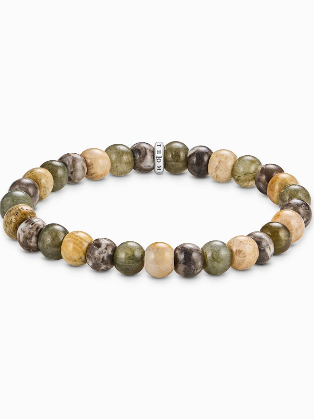 bracciale donna Thomas Sabo A2196-353-7-L19 Unisex Bracelet Labradorit and Crocodile Jasper