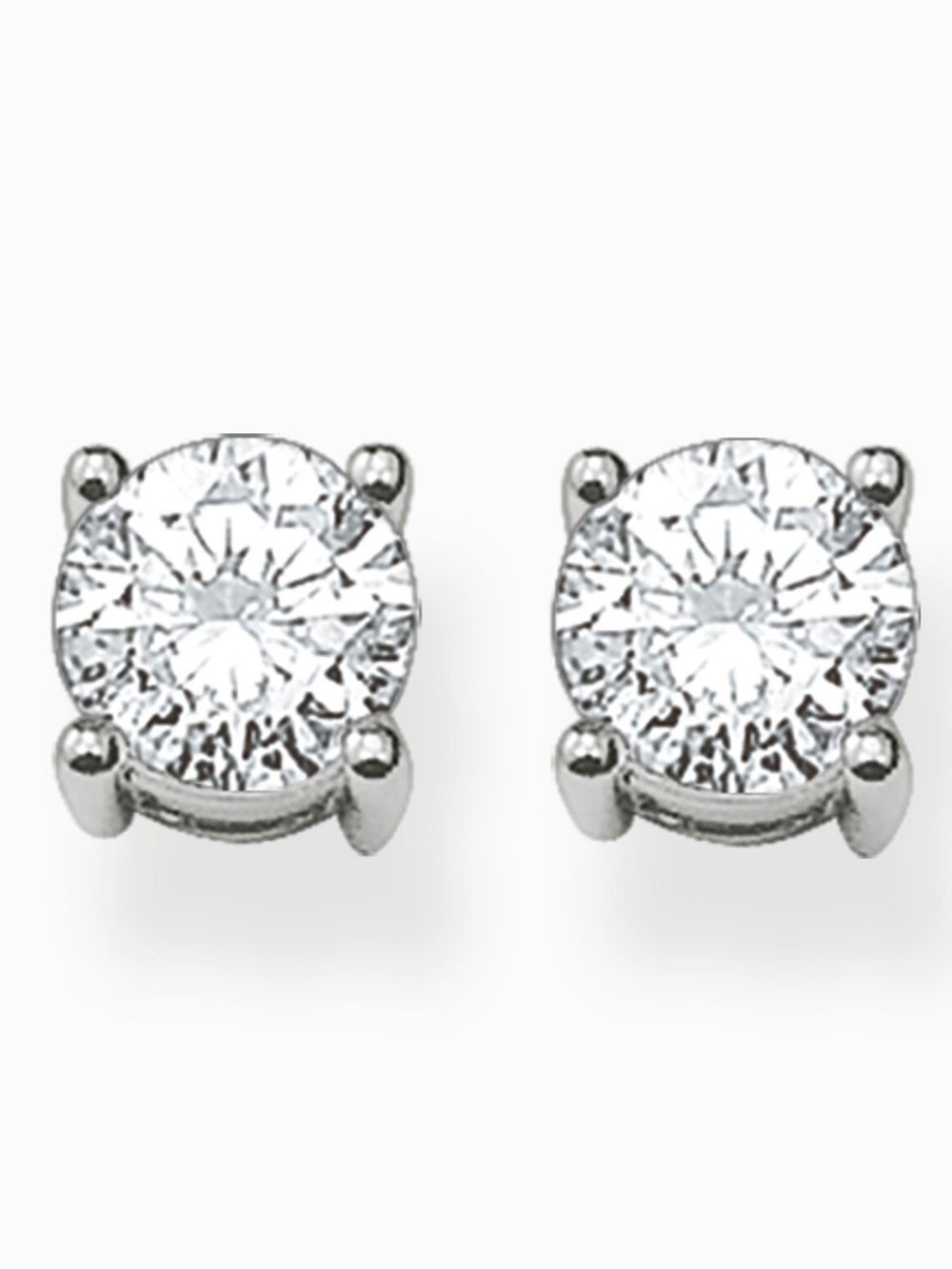 orecchini donna Thomas Sabo H1739-051-14 Stud earrings white stone Ladies