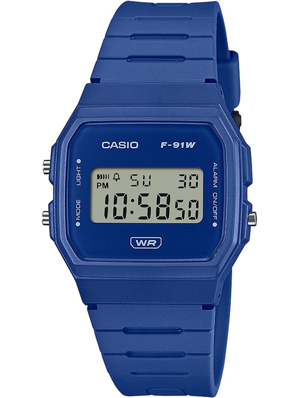 orologio uomo Casio F-91WB-2A1EF Mens Watch Timeless Collection 35mm 1ATM