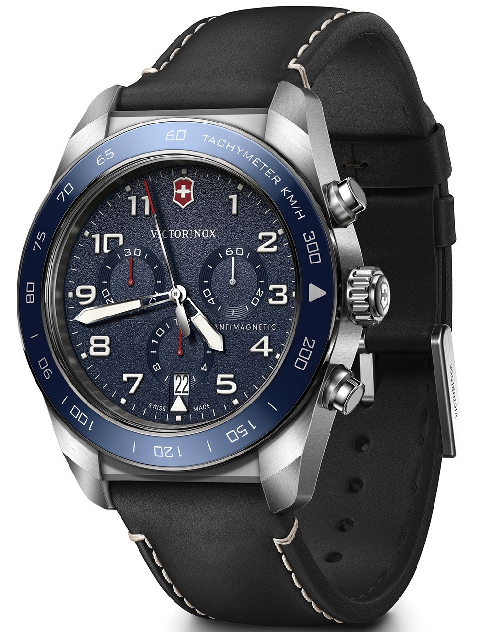 orologio uomo Victorinox 242047 Mens Watch Swiss Army Chrono 42mm 10ATM