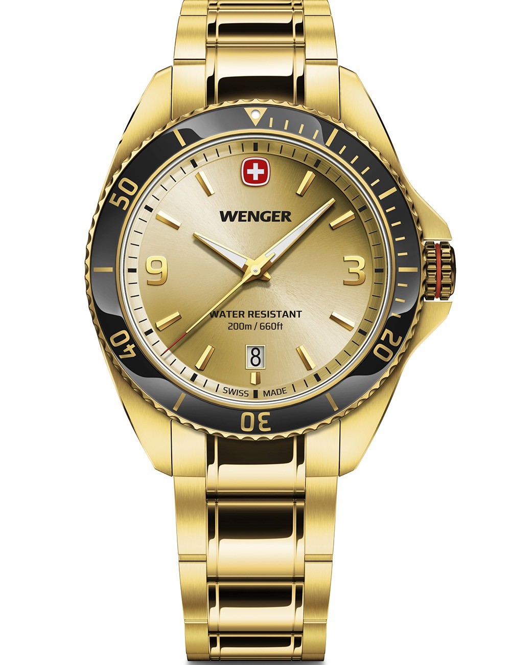 orologio uomo Wenger 01.2031.108 Mens watch Ececutive 40mm 20ATM