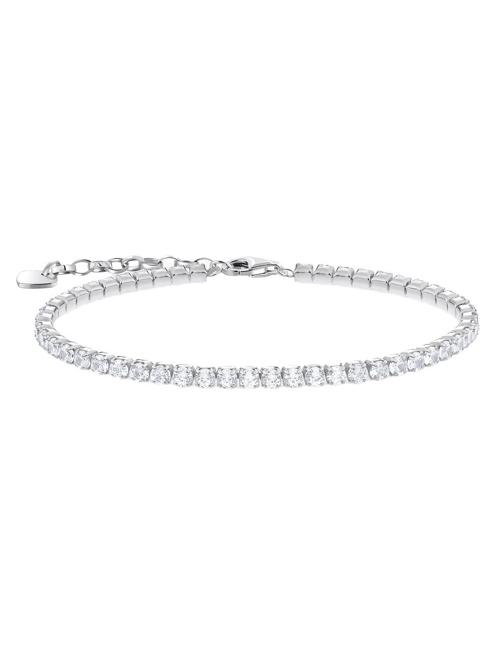 bracciale donna Thomas Sabo A2167-051-14-L21V Tennis Bracelet with White Stones Silver