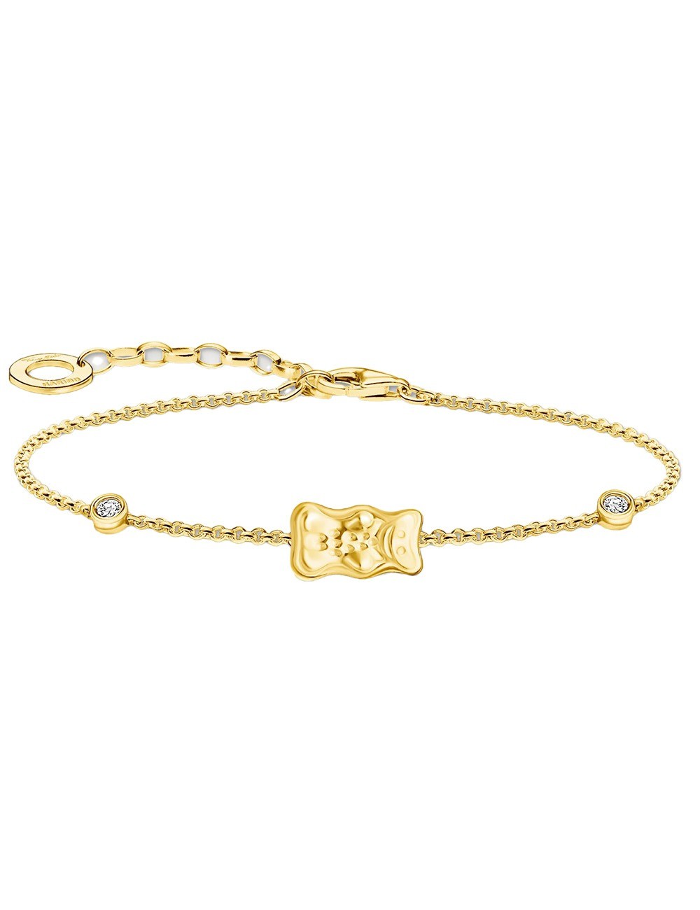 bracciale donna Thomas Sabo A2203-414-39-L19V Bracelet with Haribo Gold Bear and Stones Gold-Plated