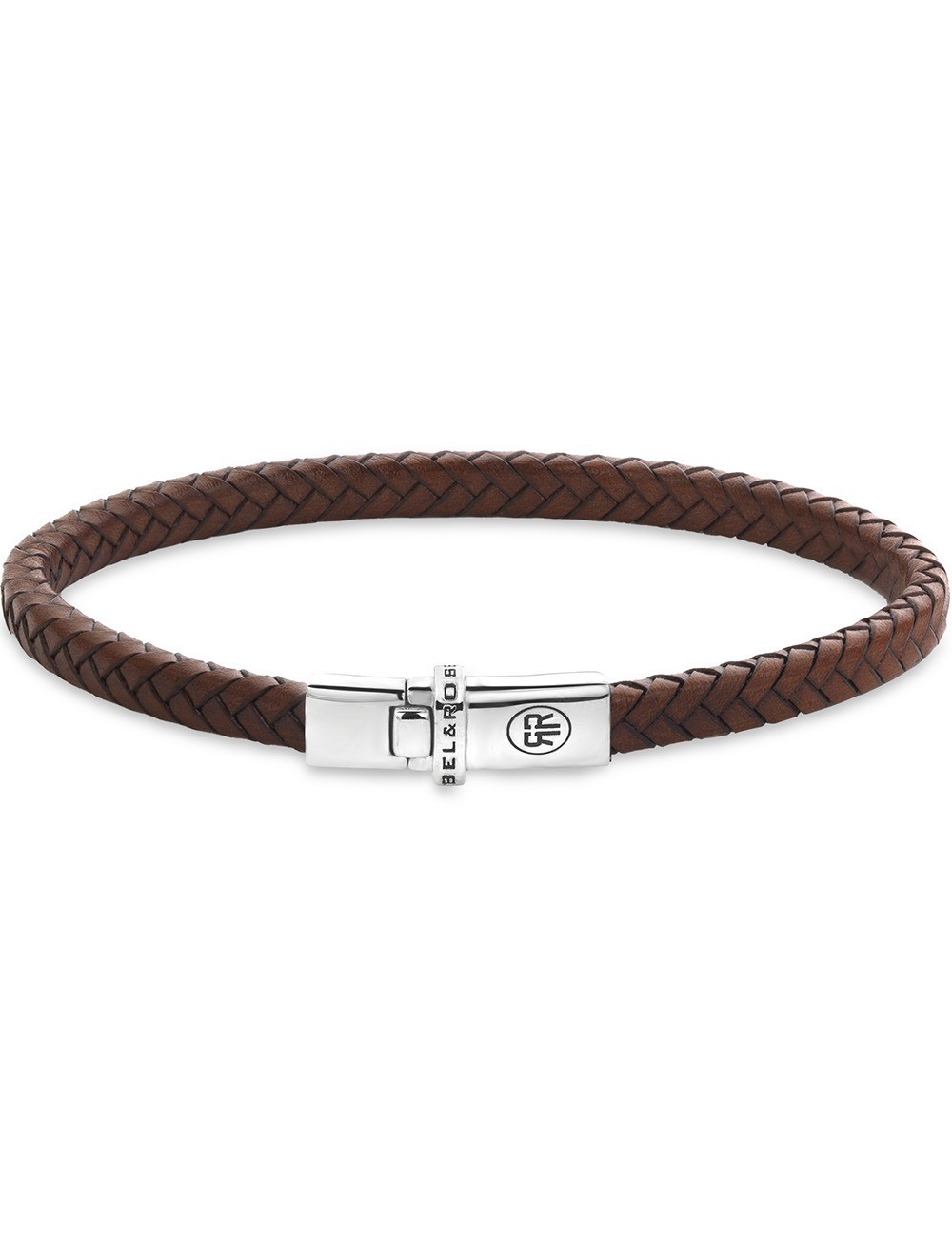 bracciale uomo Rebel & Rose RR-L0176-S-M Bracelet Xtra Small Braided Cognac