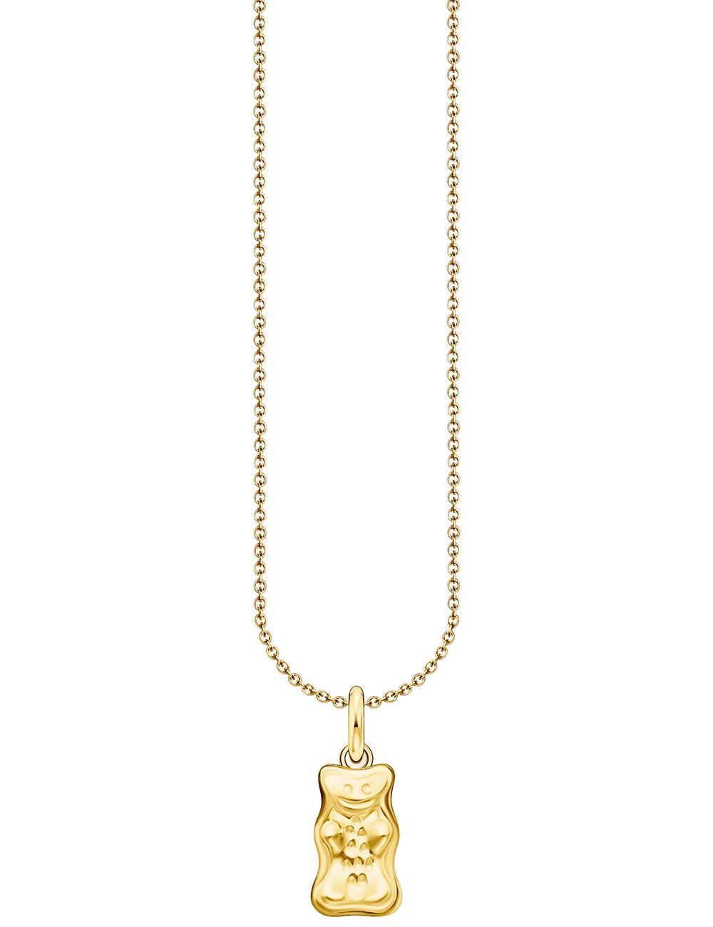 collana donna Thomas Sabo KE2325-413-39-L50V Necklace with Haribo Gold Bear Pendant Gold-Plated Ladies