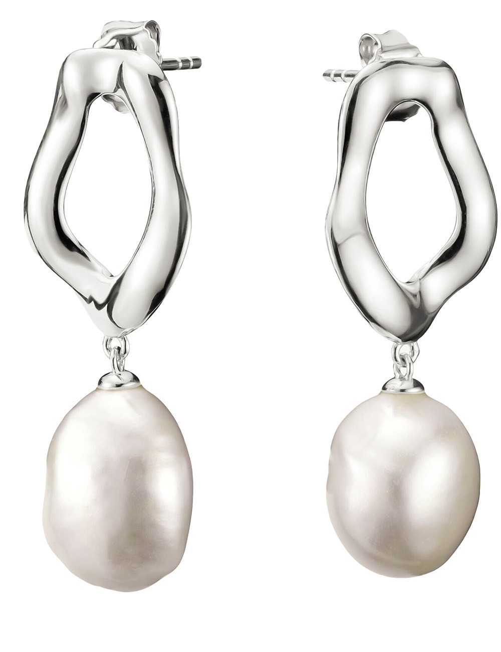 orecchini donna Thomas Sabo H2322-082-14 Earrings with Pearl Natural Beauty Silver Ladies