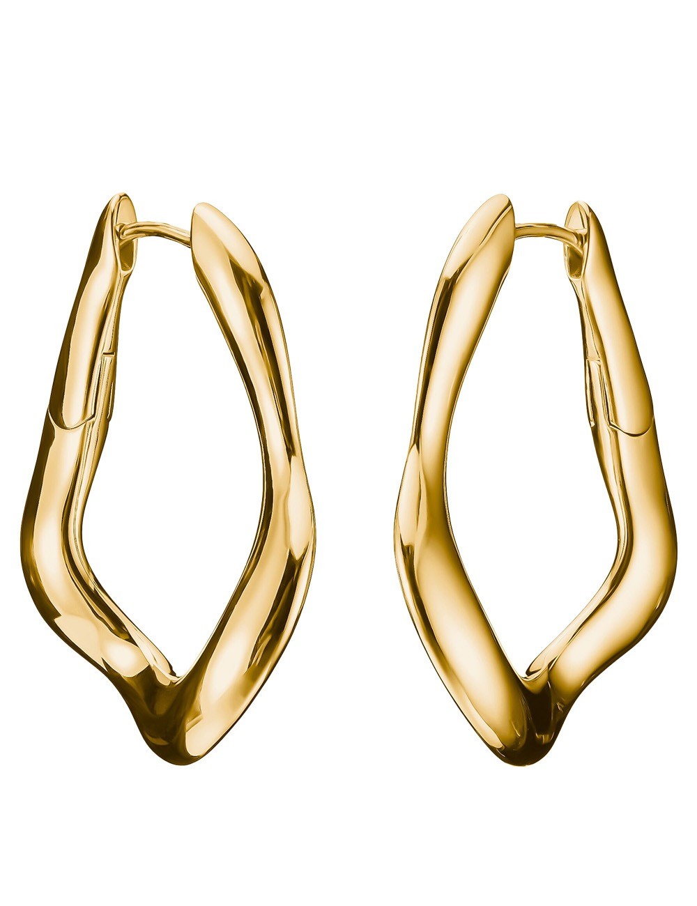 orecchini donna Thomas Sabo CR755-413-39 Hoop Earrings big Natural Beauty Gold-Plated Ladies