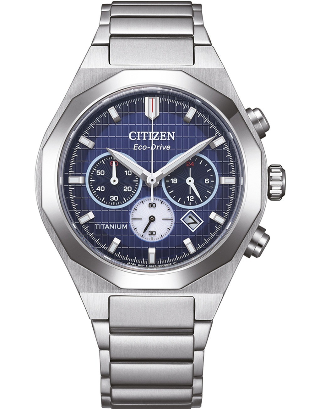 orologio uomo Citizen CA4691-59L Mens Watch Super-Titanium Zenshin Eco-Drive Chrono 41mm 10ATM