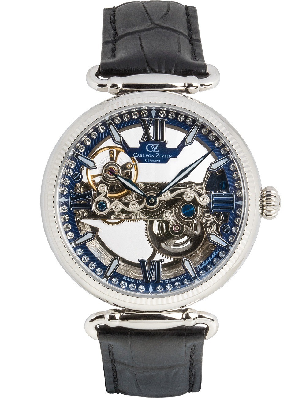 orologio donna Carl von Zeyten CVZ0083BLS Ladies Watch Häusern Automatic Limited Edition 42mm 3ATM