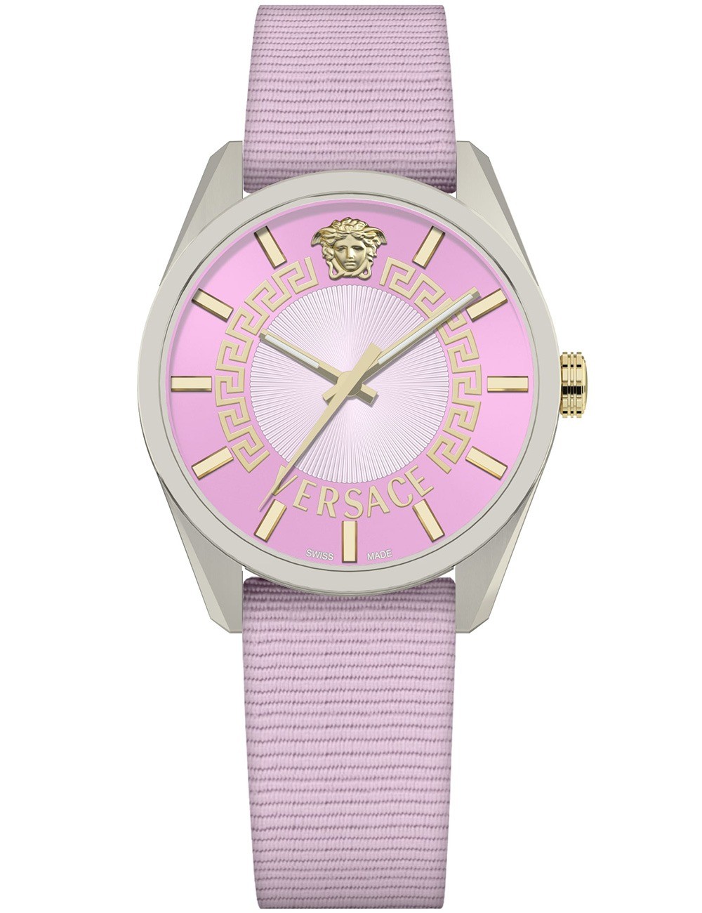 orologio donna Versace VE8A00124 Ladies Watch New V-Circle 36mm 5ATM