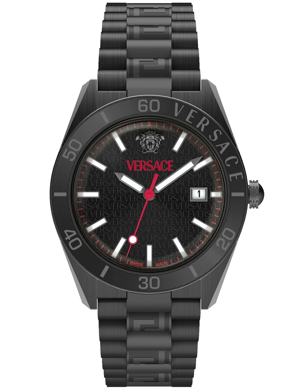 orologio uomo Versace VE8E00724 Mens Watch V-Dome 42mm 5ATM