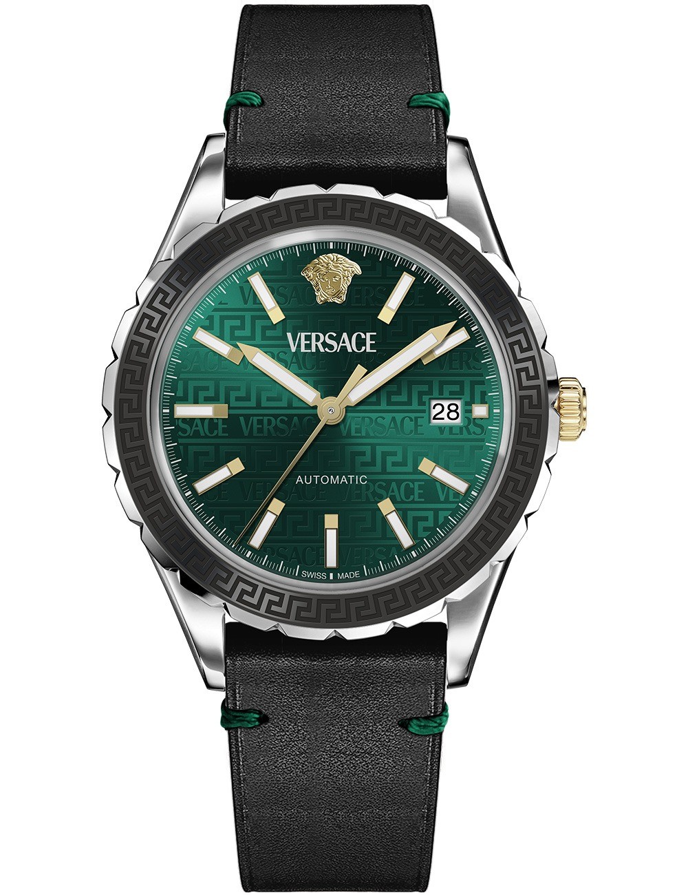 orologio uomo Versace VEQCA0124 Mens Watch Hellenyium Automatic Chrono 42mm 5ATM
