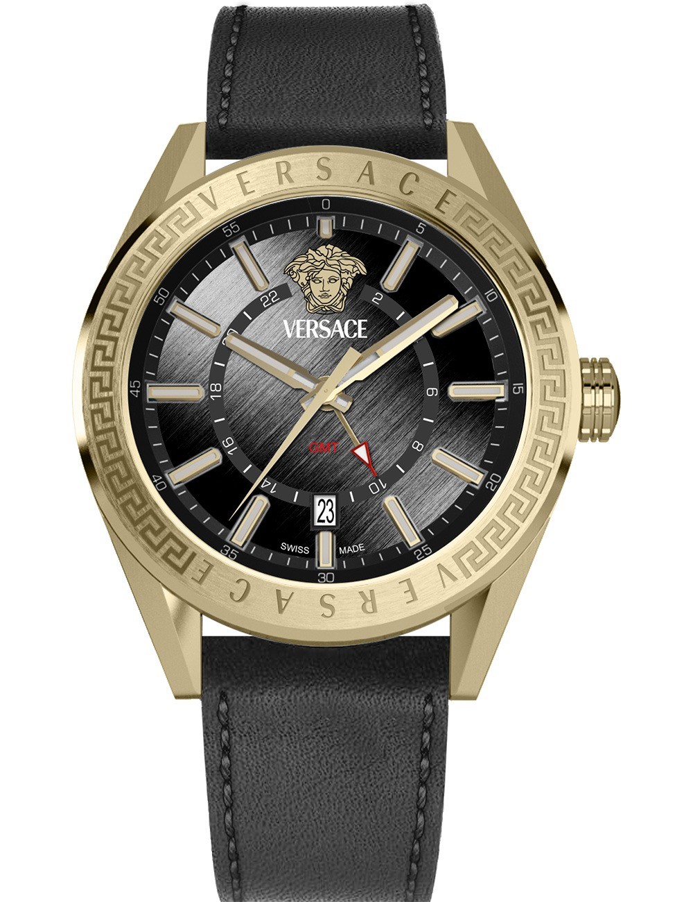 orologio uomo Versace VEAFA0224 Mens Watch V-Code GMT 42mm 5ATM