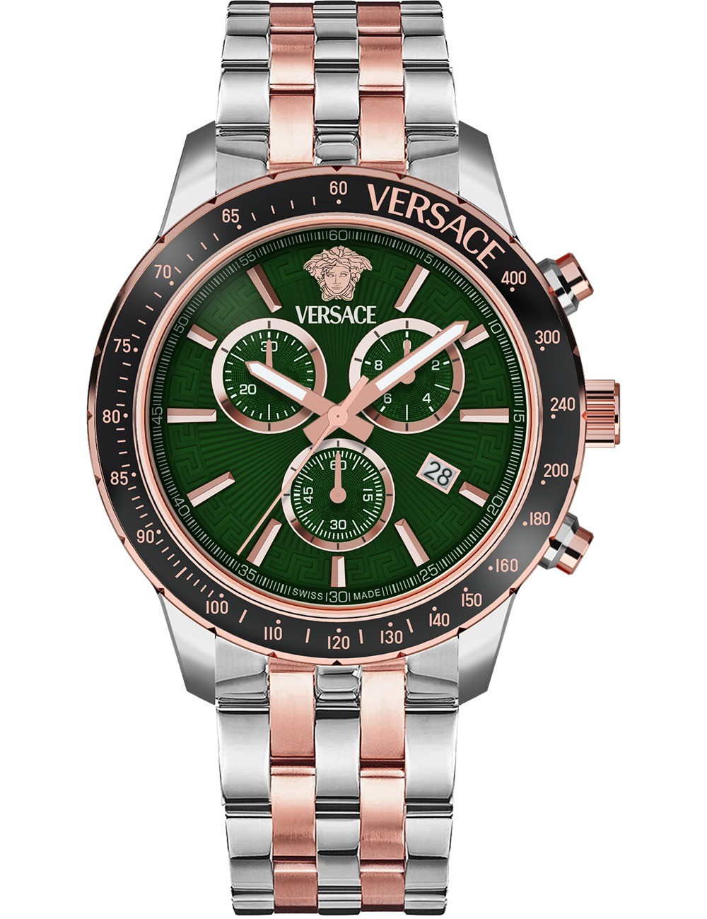 orologio uomo Versace VEZCA0424 Mens Watch Sport Chronograph 44mm 5ATM