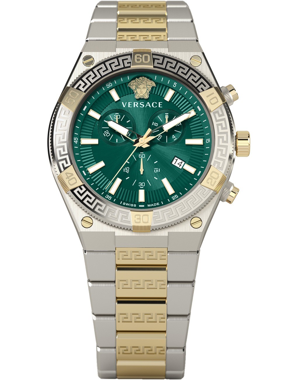orologio uomo Versace VESO00622 Mens Watch Sporty Greca Chrono 46mm 5ATM