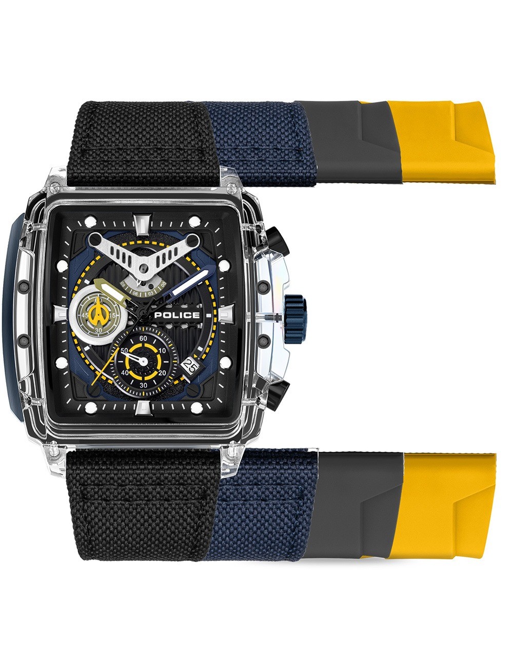 orologio uomo Police PEWGC00770X1 Mens Watch Clout Set Chrono 43mm 3ATM