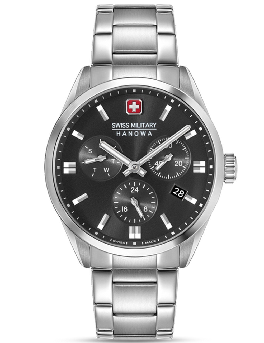 orologio uomo Swiss Military Hanowa SMWGK0005601 Mens Watch Roadrunner Advanced 43mm 10ATM