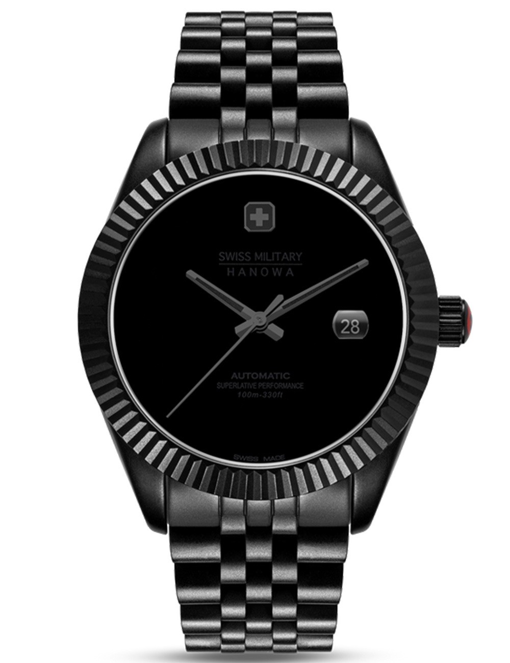 orologio uomo Swiss Military Hanowa SMWGL0005530 Mens Watch Nark Night Automatic 41mm 10ATM