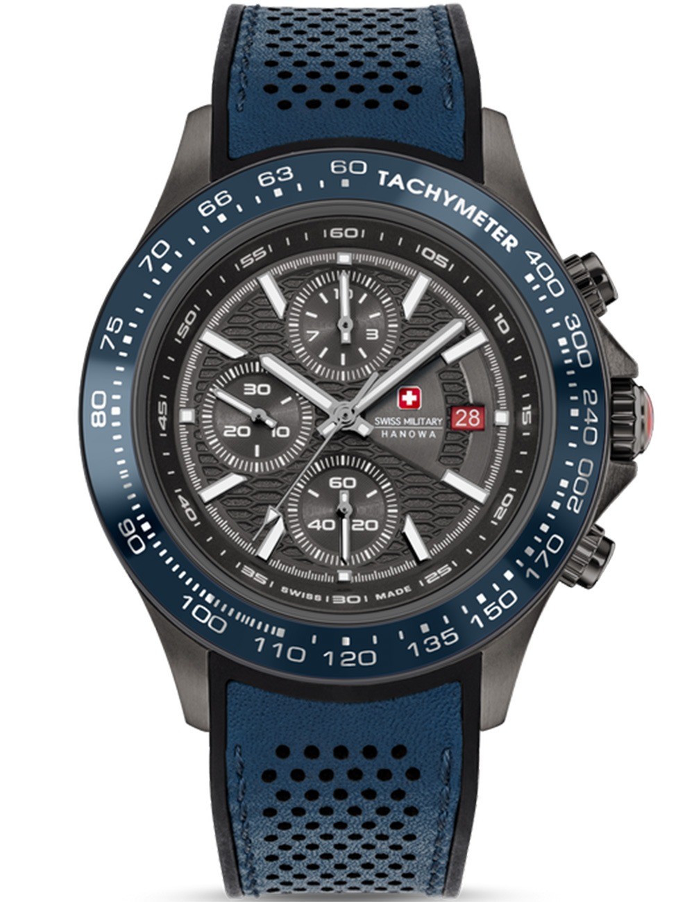 orologio uomo Swiss Military Hanowa SMWGO0003440 Mens Watch Watchman Chrono 43mm 10ATM