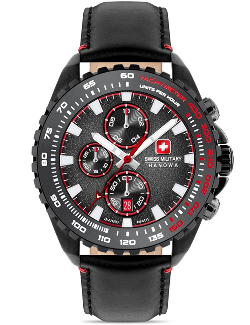 orologio uomo Swiss Military Hanowa SMWGC0001832 Mens Watch Stone Marten Chrono 45mm 10ATM