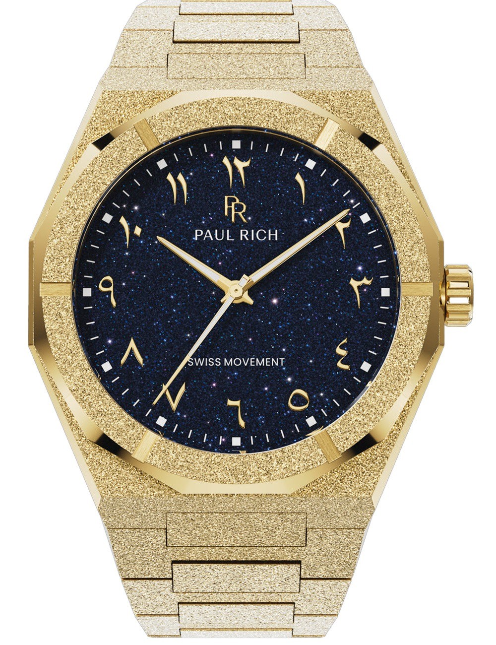 Paul Rich PR-45214 Mens Watch Frosted Star Dust II Desert 43mm 5ATM