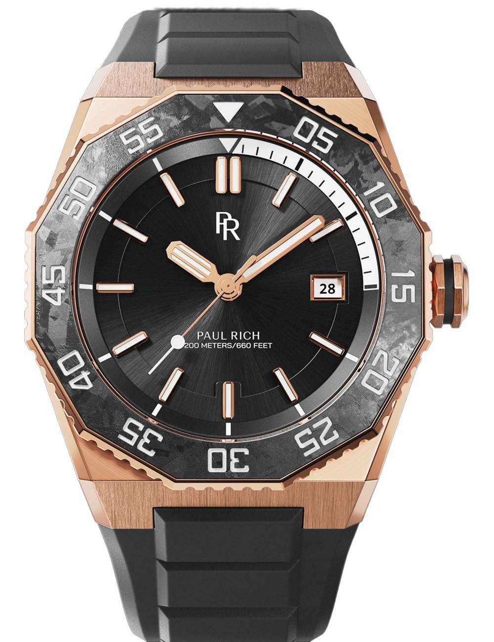 Paul Rich PR-45263 Mens Watch Aquacarbon Pro Sunset 42mm 20ATM