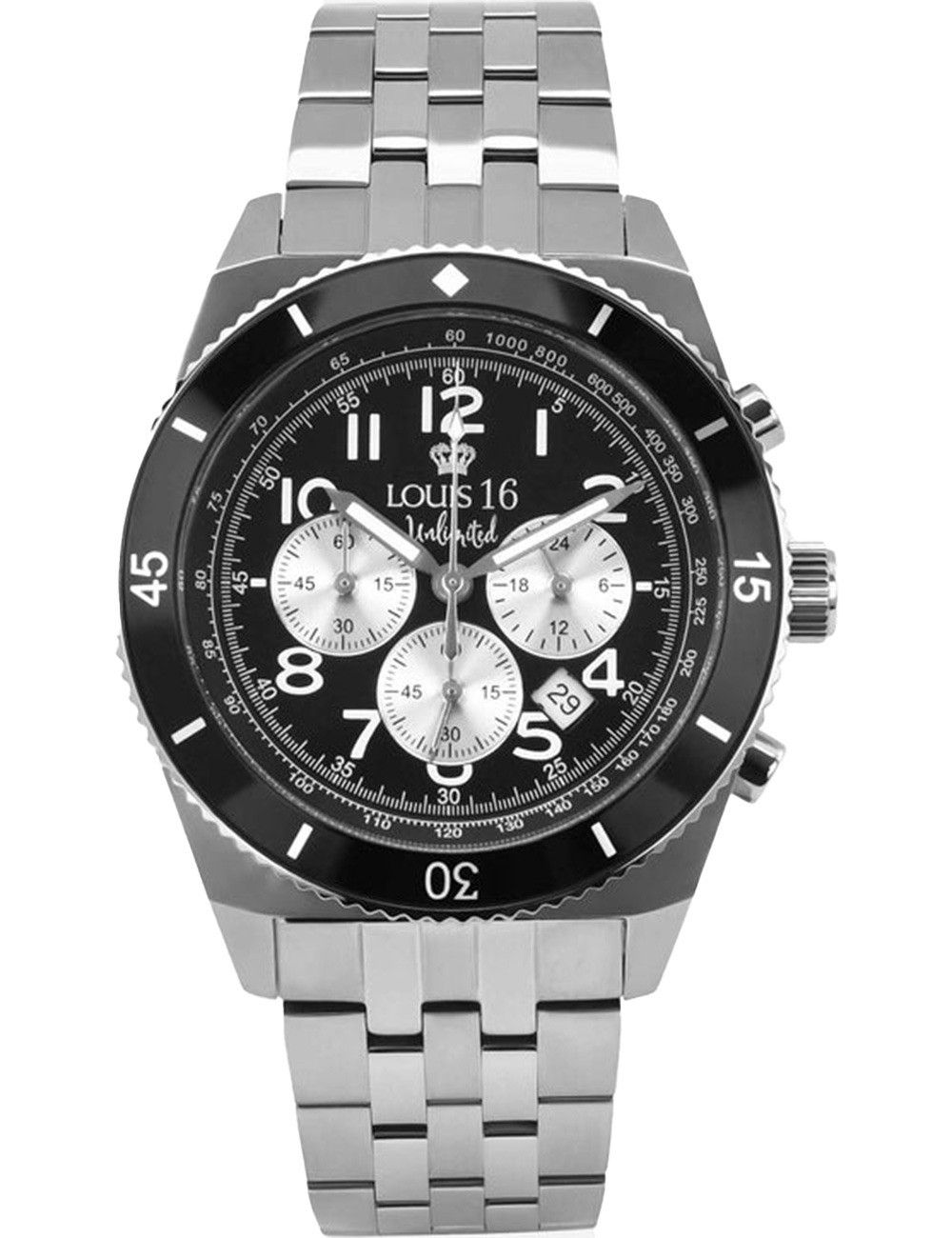 orologio uomo Louis XVI LXVI3220 Mens Watch Destrier Chrono Unlimited 43mm 5ATM