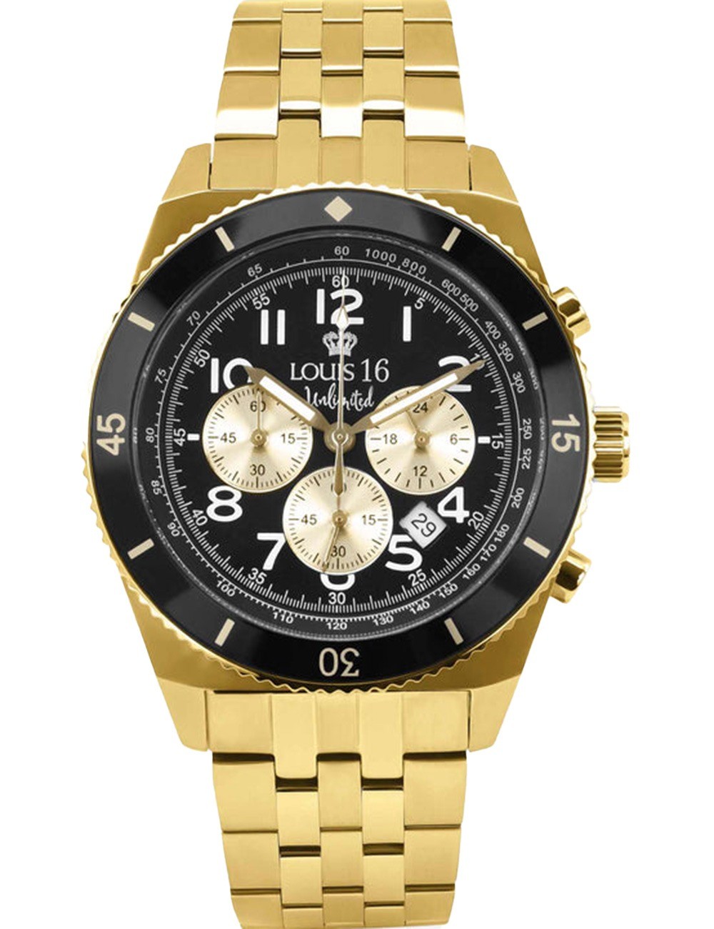 orologio uomo Louis XVI LXVI3200 Mens Watch Destrier Chrono Unlimited 43mm 5ATM
