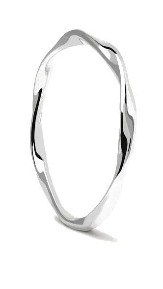 PDPAOLA Anello minimalista in argento SPIRAL Silver AN02-804 - Diametro: 56 mm donna