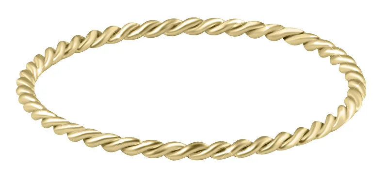 Troli Anello minimalista placcato oro - Diametro: 57 mm donna