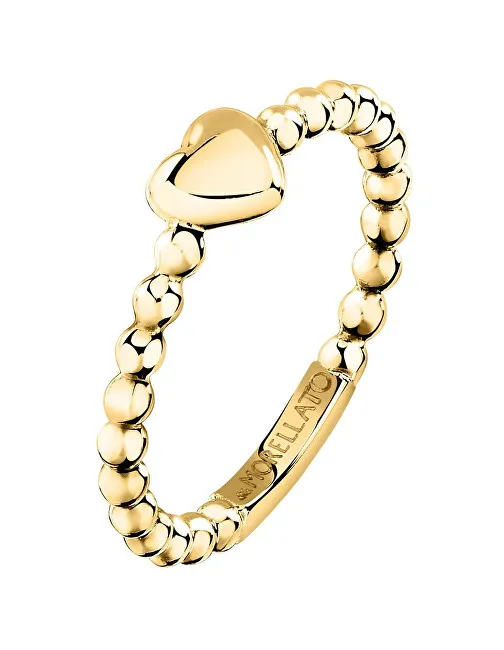 Morellato Delicato anello a cuore placcato oro Talismani SAIX29 - Diametro: 58 mm donna