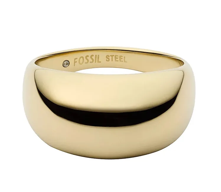 Fossil Ellis JF04746710 Anello da donna placcato oro - Diametro: 54 mm donna