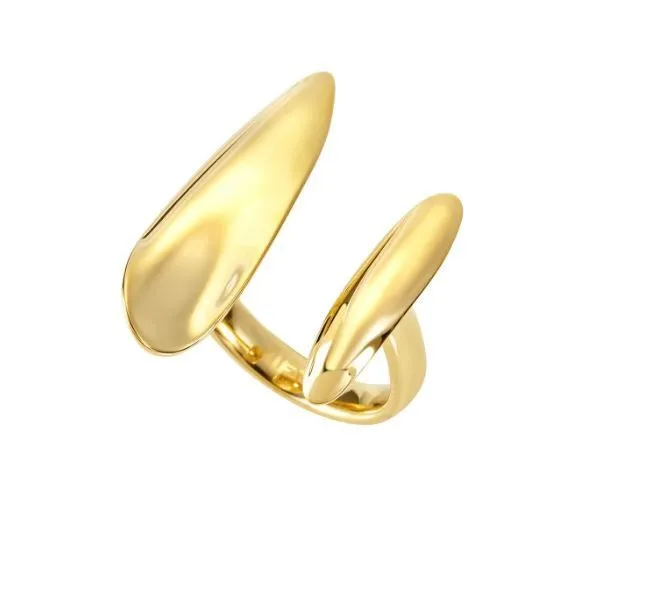 BREIL Anello aperto placcato oro B WHISPER TJ3706 donna