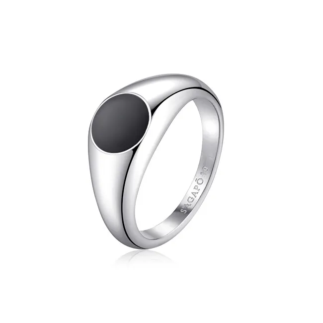 S'Agapõ Anello moderno in acciaio da uomo Ripple SRP36 - Diametro: 67 mm uomo