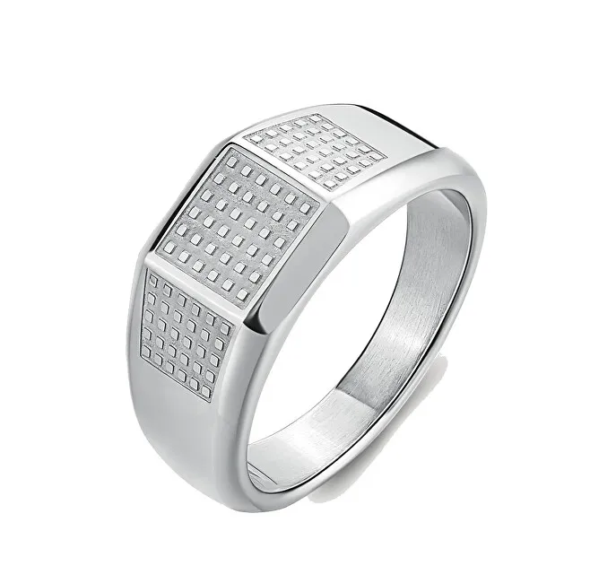 Brosway Elegante anello in acciaio per uomo Bullet BUL68 - Diametro: 65 mm uomo