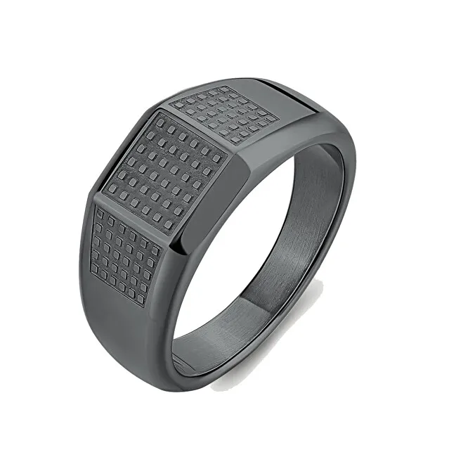 Brosway Elegante anello in acciaio per uomo Bullet BUL69 - Diametro: 59 mm uomo