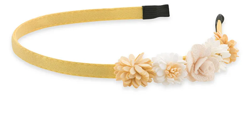 Troli Fascia per capelli gialli decente con fiori donna